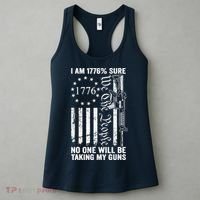 IM 1776 Sure No One Is Taking My Guns Pro Gun Usa Flag Women's Tank Top thumb 3