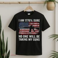 I'm 1776 Sure No One Is Taking My Guns AR15 USA Flag BACK T-Shirt thumb 2