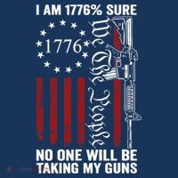 Im 1776 Sure No One Is Taking My Guns USA Flag Pro Gun Women's Tank Top thumb 5