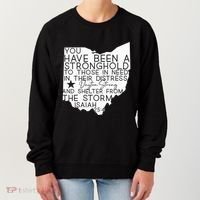 Isaiah 254 Dayton Strong Ohio Map Bible Verse Scripture Women's Sweatshirt thumb 0