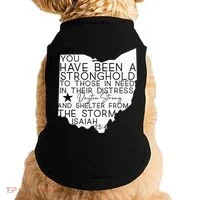 Isaiah 254 Dayton Strong Ohio Map Bible Verse Scripture Doggie Tank thumb 0