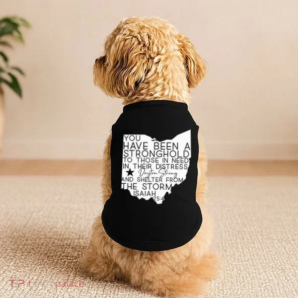 Isaiah 254 Dayton Strong Ohio Map Bible Verse Scripture Doggie Tank