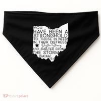 Isaiah 254 Dayton Strong Ohio Map Bible Verse Scripture USA-Made Doggie Bandana thumb 0