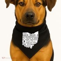 Isaiah 254 Dayton Strong Ohio Map Bible Verse Scripture USA-Made Doggie Bandana thumb 1