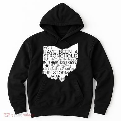 Isaiah 254 Dayton Strong Ohio Map Bible Verse Scripture Hoodie