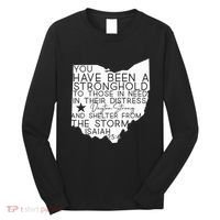 Isaiah 254 Dayton Strong Ohio Map Bible Verse Scripture Long Sleeve Shirt thumb 0