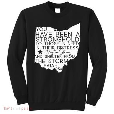 Isaiah 254 Dayton Strong Ohio Map Bible Verse Scripture Sweatshirt