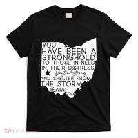 Isaiah 254 Dayton Strong Ohio Map Bible Verse Scripture T-Shirt thumb 0