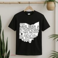 Isaiah 254 Dayton Strong Ohio Map Bible Verse Scripture T-Shirt thumb 2
