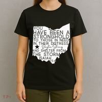 Isaiah 254 Dayton Strong Ohio Map Bible Verse Scripture T-Shirt thumb 4