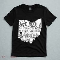 Isaiah 254 Dayton Strong Ohio Map Bible Verse Scripture T-Shirt thumb 5