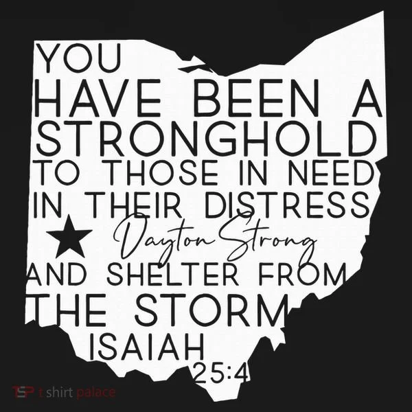 Isaiah 254 Dayton Strong Ohio Map Bible Verse Scripture Button