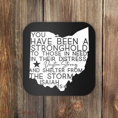 Isaiah 254 Dayton Strong Ohio Map Bible Verse Scripture Coaster