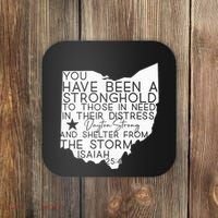 Isaiah 254 Dayton Strong Ohio Map Bible Verse Scripture Coaster thumb 0