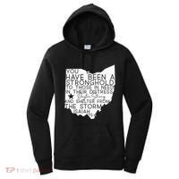 Isaiah 254 Dayton Strong Ohio Map Bible Verse Scripture Women's Hoodie thumb 0