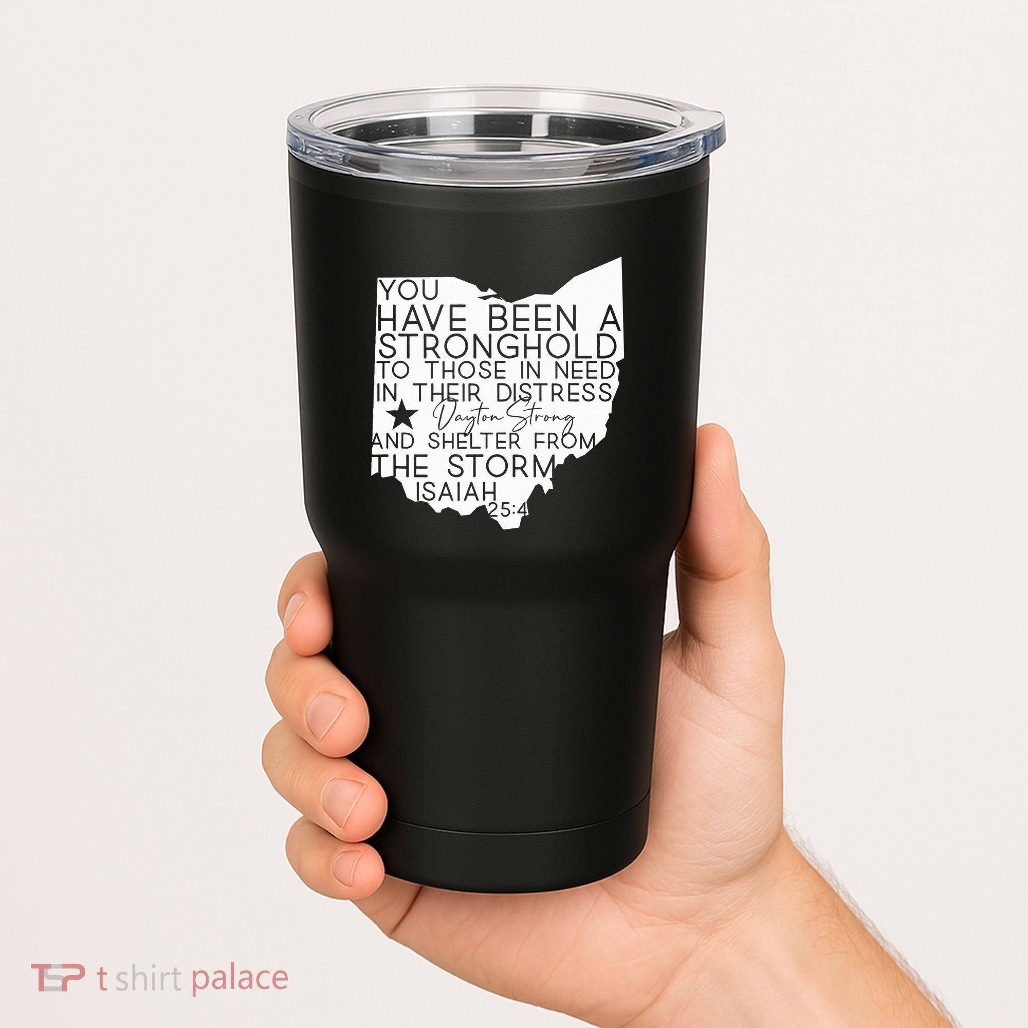 Isaiah 254 Dayton Strong Ohio Map Bible Verse Scripture Tumbler
