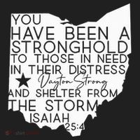 Isaiah 254 Dayton Strong Ohio Map Bible Verse Scripture Tumbler thumb 3