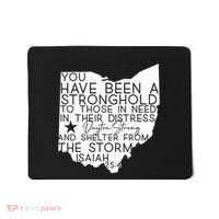 Isaiah 254 Dayton Strong Ohio Map Bible Verse Scripture Mousepad thumb 0