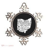 Isaiah 254 Dayton Strong Ohio Map Bible Verse Scripture Ornament thumb 0