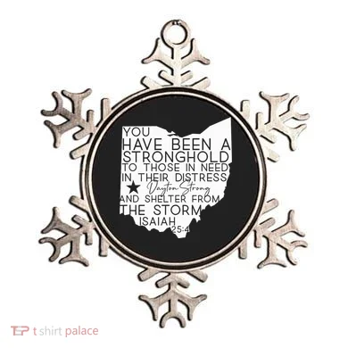 Isaiah 254 Dayton Strong Ohio Map Bible Verse Scripture Ornament