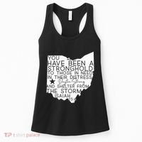 Isaiah 254 Dayton Strong Ohio Map Bible Verse Scripture Women's Tank Top thumb 0