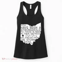 Isaiah 254 Dayton Strong Ohio Map Bible Verse Scripture Women's Tank Top thumb 0