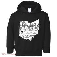 Isaiah 254 Dayton Strong Ohio Map Bible Verse Scripture Toddler Hoodie thumb 0