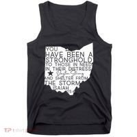 Isaiah 254 Dayton Strong Ohio Map Bible Verse Scripture Tank Top thumb 0