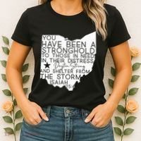 Isaiah 254 Dayton Strong Ohio Map Bible Verse Scripture Women's T-Shirt thumb 2