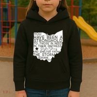 Isaiah 254 Dayton Strong Ohio Map Bible Verse Scripture Kids Hoodie thumb 3