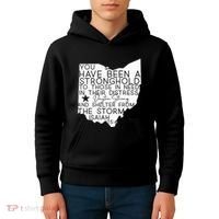 Isaiah 254 Dayton Strong Ohio Map Bible Verse Scripture Kids Hoodie thumb 4