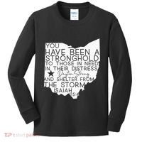 Isaiah 254 Dayton Strong Ohio Map Bible Verse Scripture Kids Long Sleeve Shirt thumb 0