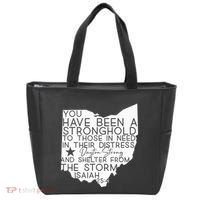 Isaiah 254 Dayton Strong Ohio Map Bible Verse Scripture Tote Bag thumb 0