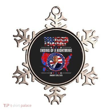 Inauguration 2025 Ending Of A Nightmare President Donald J Trump Ornament