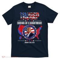 Inauguration 2025 Ending Of A Nightmare President Donald J Trump T-Shirt thumb 0