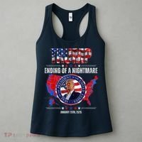 Inauguration 2025 Ending Of A Nightmare President Donald J Trump Women's Tank Top thumb 3