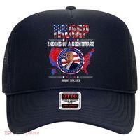 Inauguration 2025 Ending Of A Nightmare President Donald J Trump Hat thumb 0