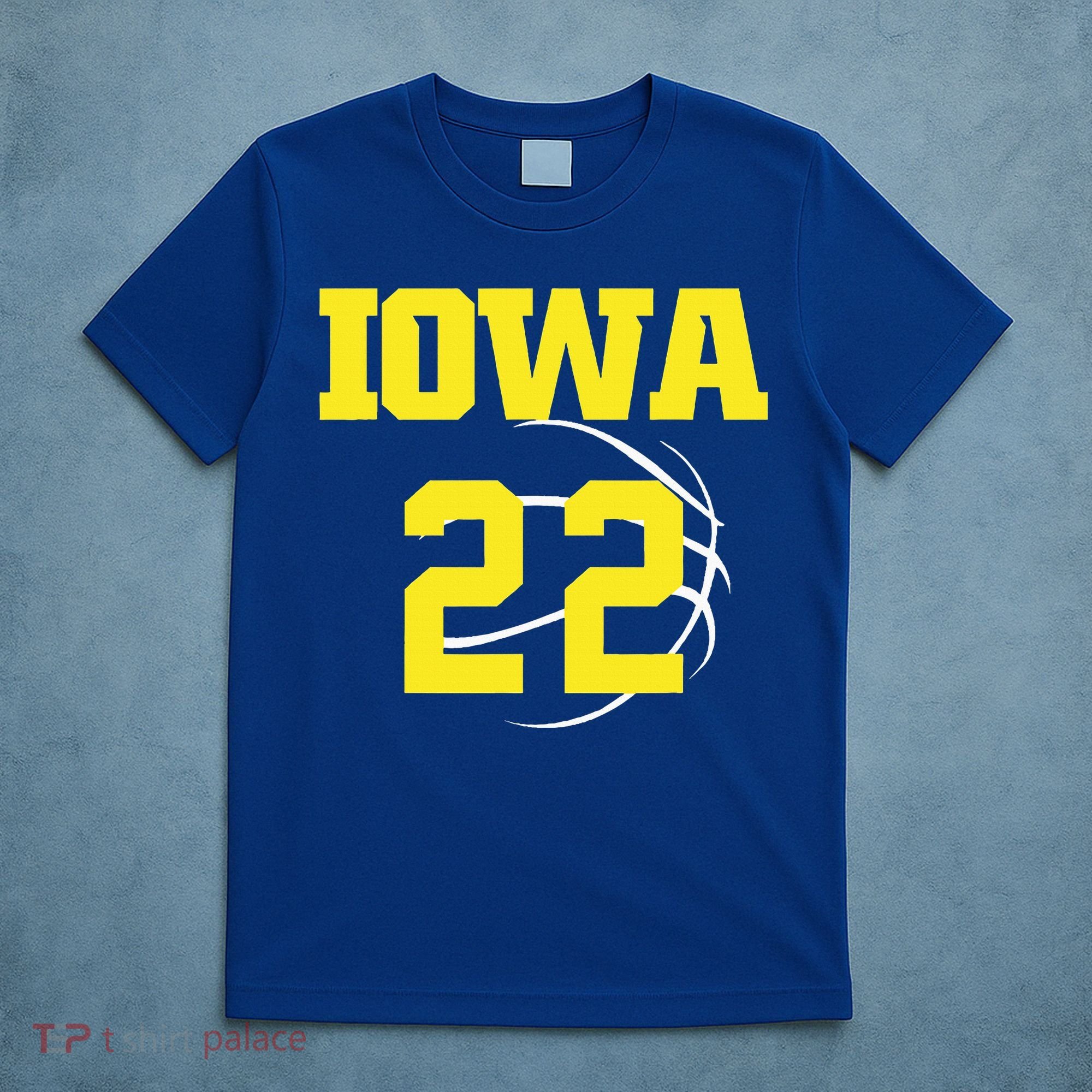IOWA 22 Jersey 22 Golden Yellow Sports Team Jersey Number T-Shirt