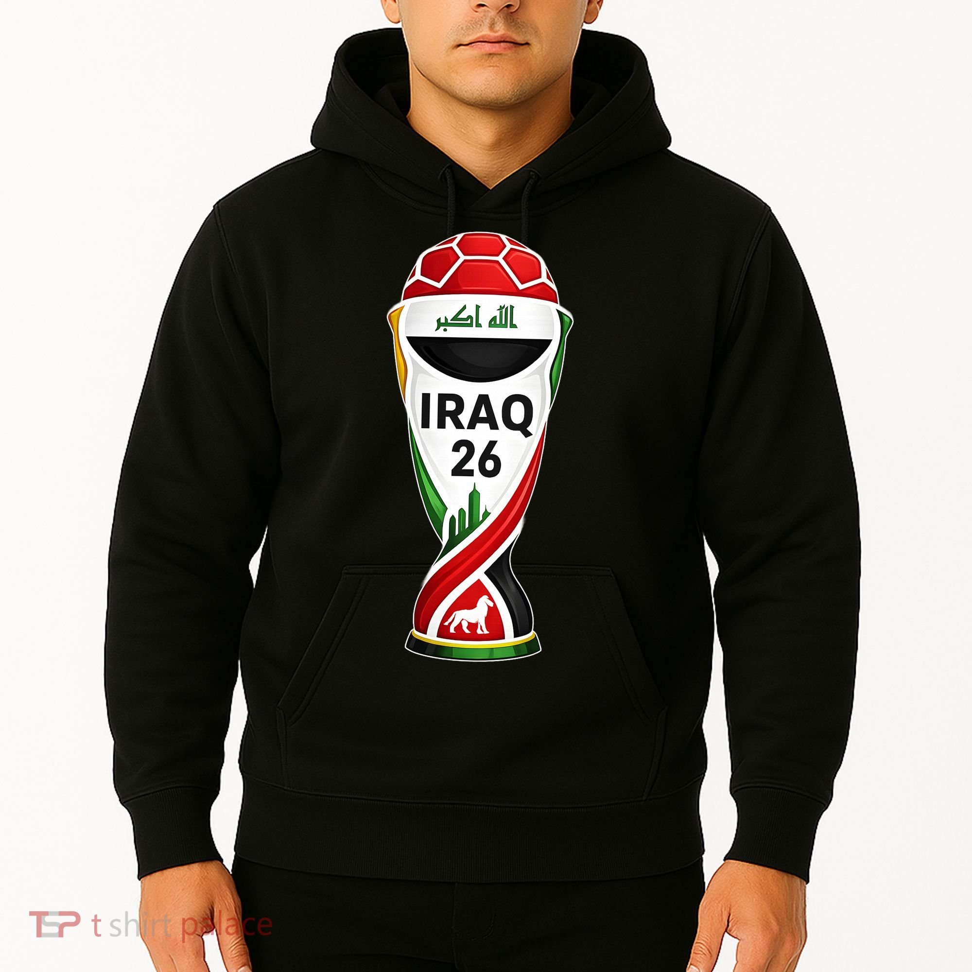 Iraq 2026 Soccer Iraqi Hoodie