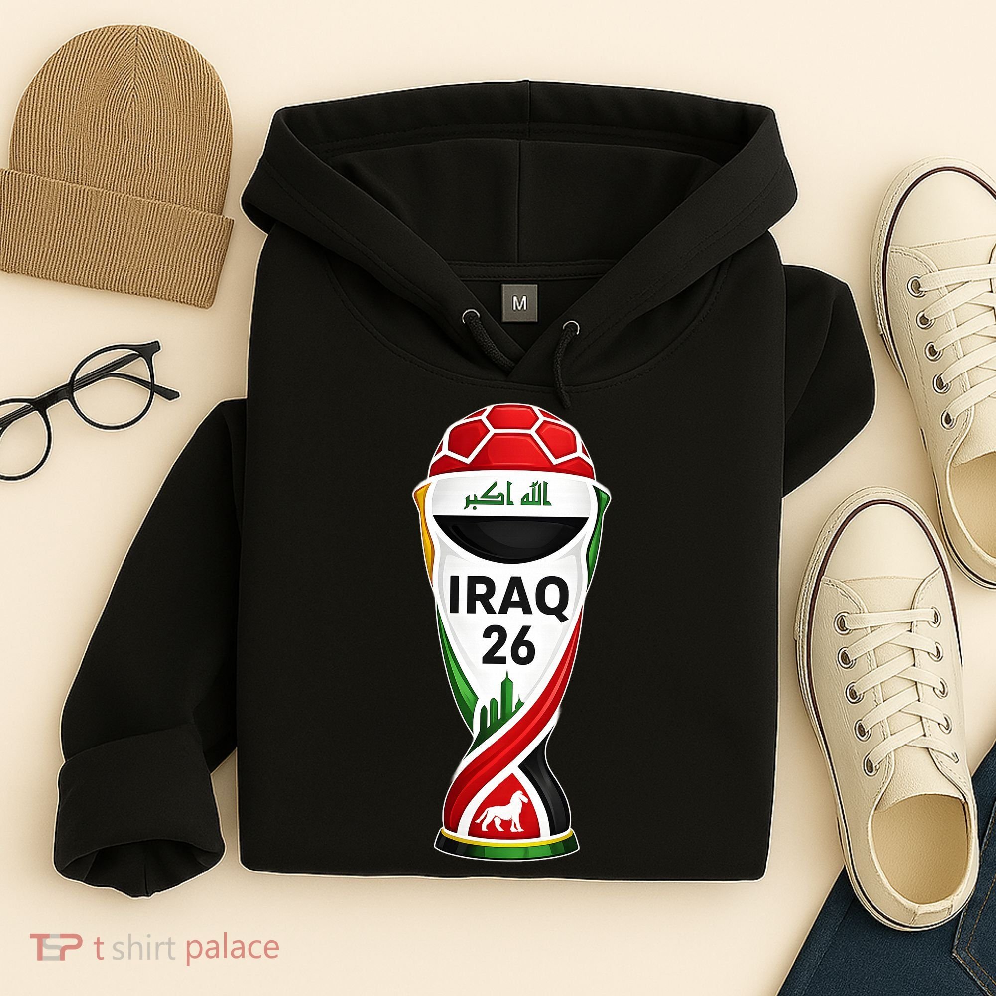 Iraq 2026 Soccer Iraqi Hoodie