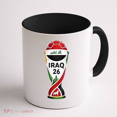 Iraq 2026 Soccer Iraqi Coffee Mug back