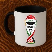 Iraq 2026 Soccer Iraqi Coffee Mug thumb 2