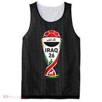 Iraq 2026 Soccer Iraqi Mesh Reversible Basketball Jersey Tank thumb 0