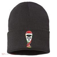 Iraq 2026 Soccer Iraqi Sustainable Knit Beanie thumb 0