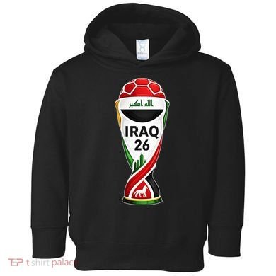 Iraq 2026 Soccer Iraqi Toddler Hoodie