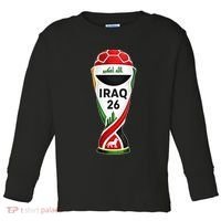 Iraq 2026 Soccer Iraqi Toddler Long Sleeve Shirt thumb 0