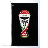 Iraq 2026 Soccer Iraqi Golf Towel thumb 0