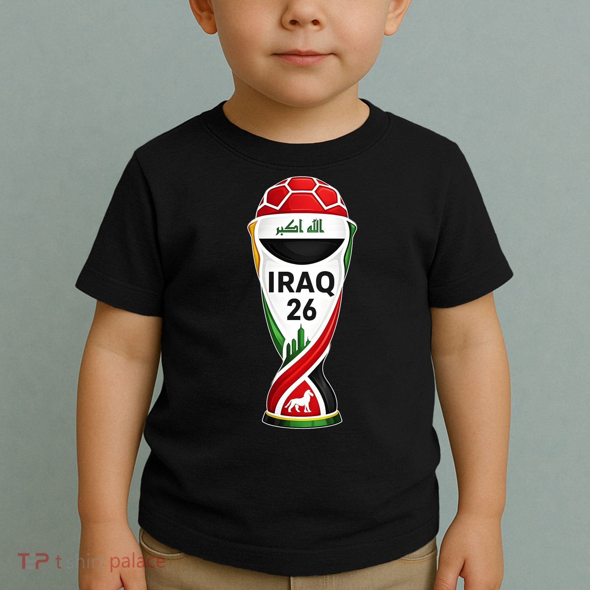Iraq 2026 Soccer Iraqi Toddler T-Shirt