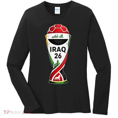Iraq 2026 Soccer Iraqi Women's Long Sleeve Shirt