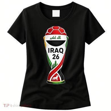 Iraq 2026 Soccer Iraqi Women's T-Shirt